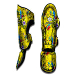 Parrot Tropical Pattern Print Muay Thai Shin Guard