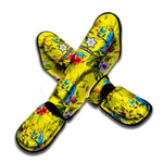 Parrot Tropical Pattern Print Muay Thai Shin Guard