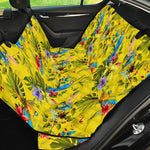 Parrot Tropical Pattern Print Pet Car Back Seat Cover