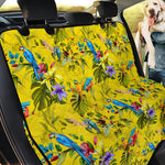 Parrot Tropical Pattern Print Pet Car Back Seat Cover