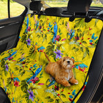 Parrot Tropical Pattern Print Pet Car Back Seat Cover