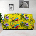 Parrot Tropical Pattern Print Sofa Cover