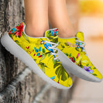 Parrot Tropical Pattern Print Sport Shoes GearFrost