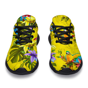 Parrot Tropical Pattern Print Sport Shoes GearFrost