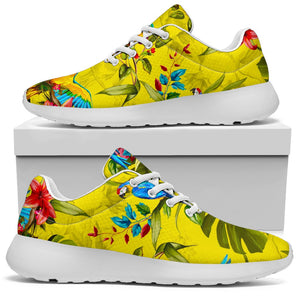 Parrot Tropical Pattern Print Sport Shoes GearFrost