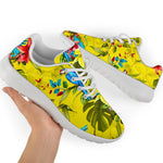 Parrot Tropical Pattern Print Sport Shoes GearFrost