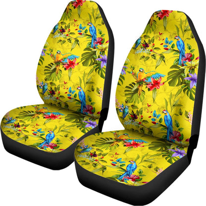 Parrot Tropical Pattern Print Universal Fit Car Seat Covers
