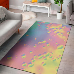 Pastel Acid Melt Print Area Rug