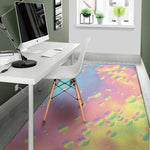 Pastel Acid Melt Print Area Rug