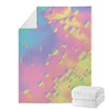 Pastel Acid Melt Print Blanket