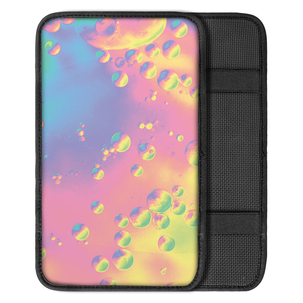 Pastel Acid Melt Print Car Center Console Cover