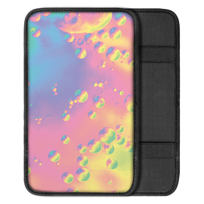 Pastel Acid Melt Print Car Center Console Cover