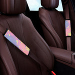 Pastel Acid Melt Print Car Seat Belt Covers