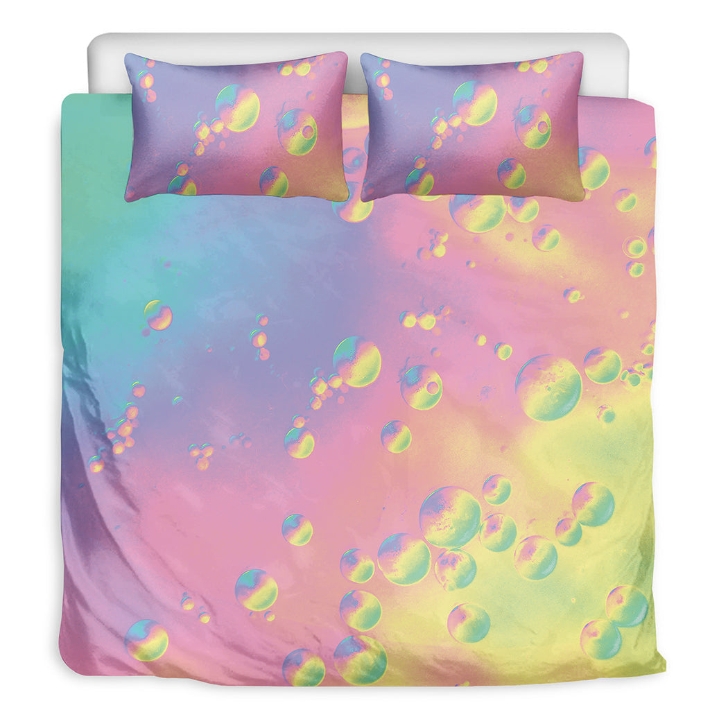Pastel Acid Melt Print Duvet Cover Bedding Set