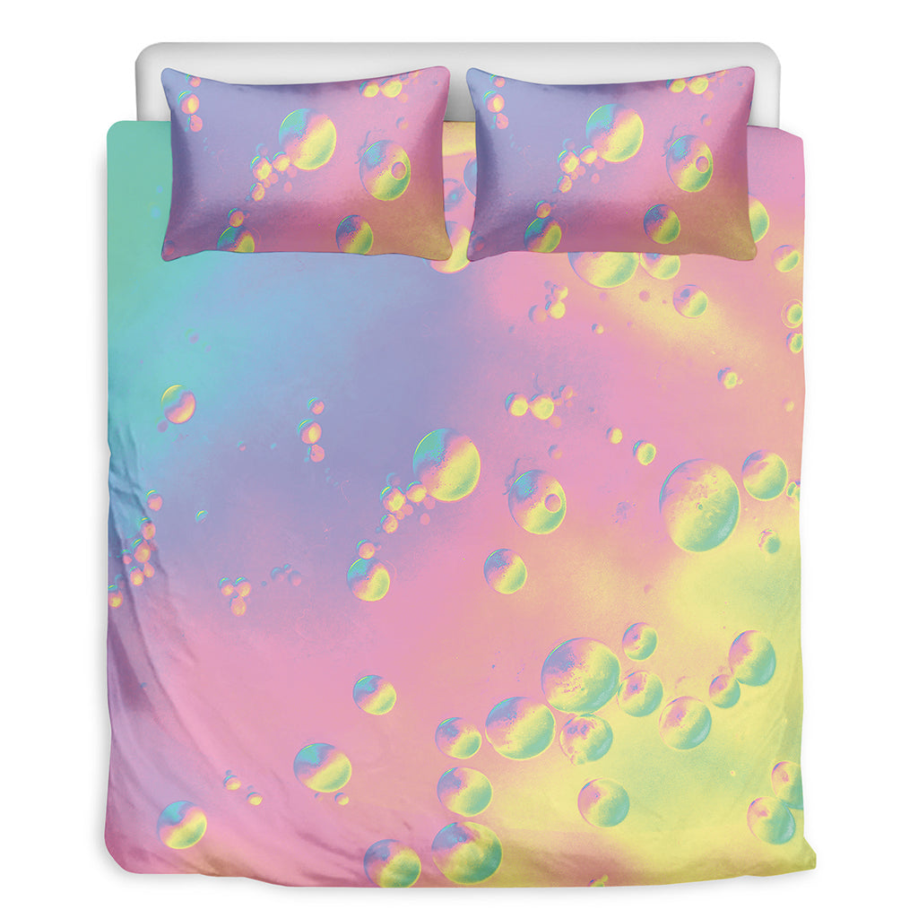Pastel Acid Melt Print Duvet Cover Bedding Set