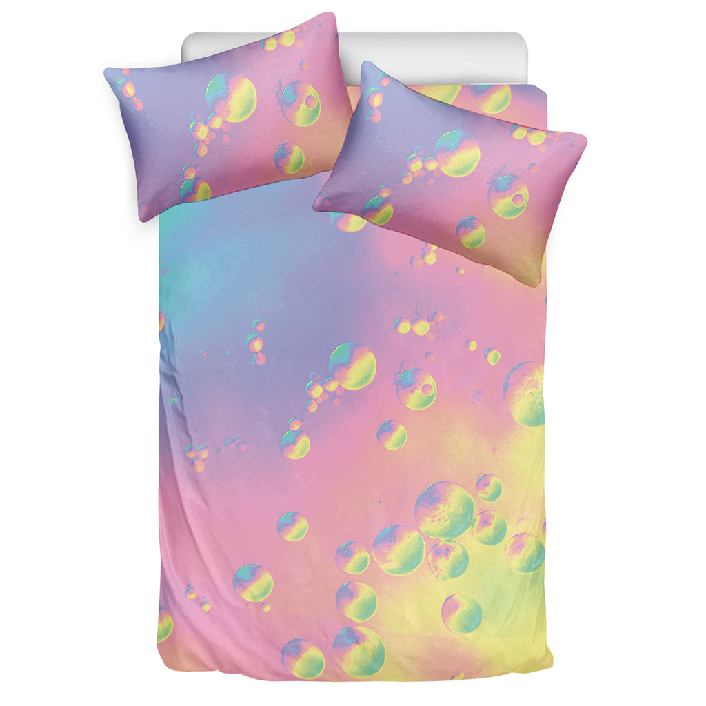 Pastel Acid Melt Print Duvet Cover Bedding Set