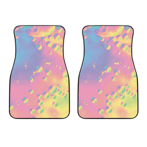 Pastel Acid Melt Print Front Car Floor Mats