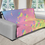 Pastel Acid Melt Print Futon Protector