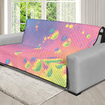 Pastel Acid Melt Print Futon Protector