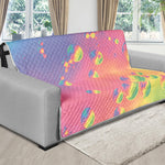 Pastel Acid Melt Print Futon Protector