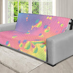 Pastel Acid Melt Print Futon Protector