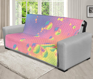 Pastel Acid Melt Print Futon Protector