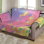 Pastel Acid Melt Print Loveseat Protector