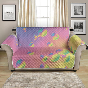 Pastel Acid Melt Print Loveseat Protector