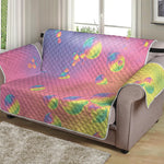 Pastel Acid Melt Print Loveseat Protector