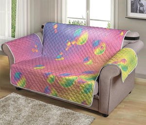 Pastel Acid Melt Print Loveseat Protector