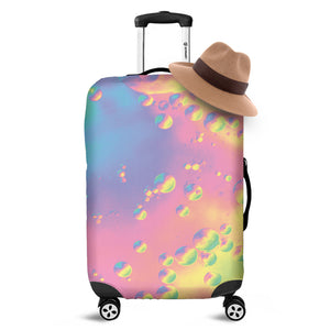 Pastel Acid Melt Print Luggage Cover