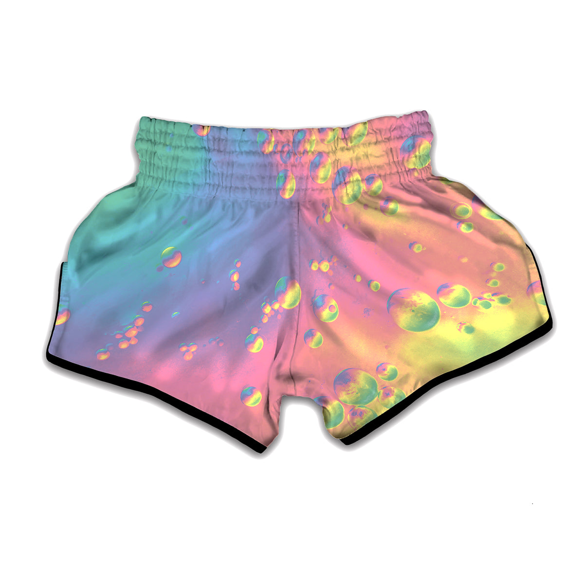 Pastel Acid Melt Print Muay Thai Boxing Shorts