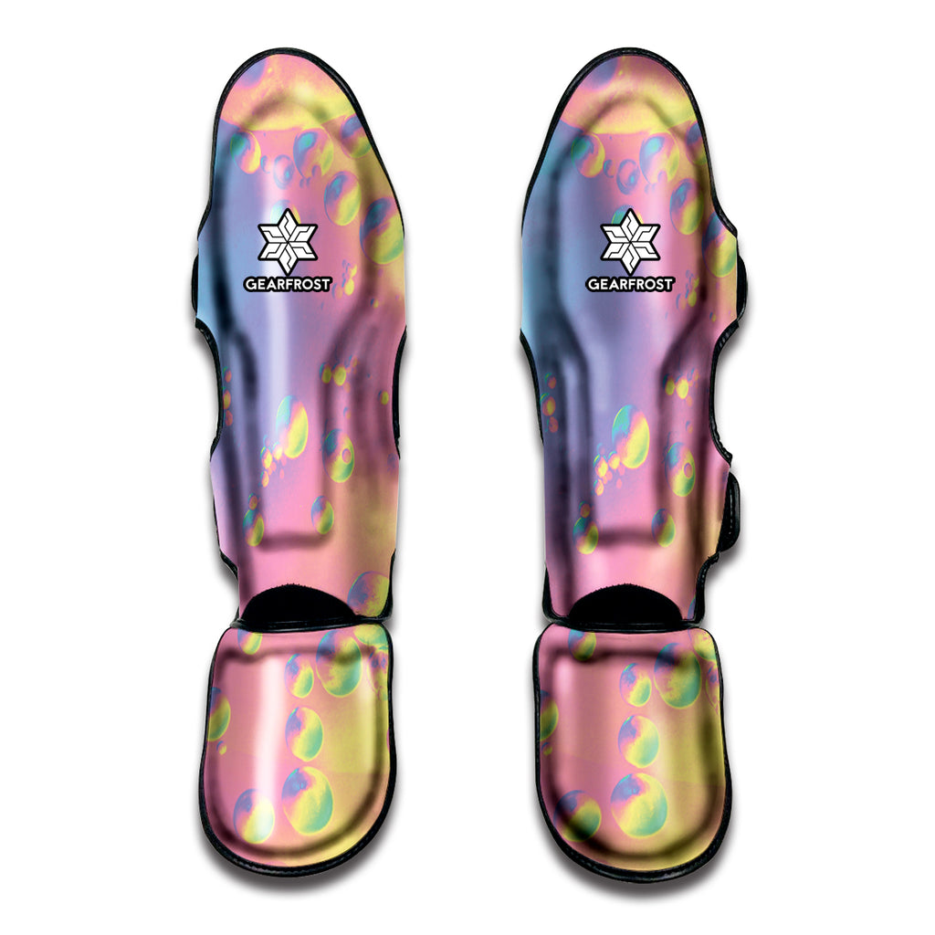 Pastel Acid Melt Print Muay Thai Shin Guard