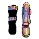 Pastel Acid Melt Print Muay Thai Shin Guard