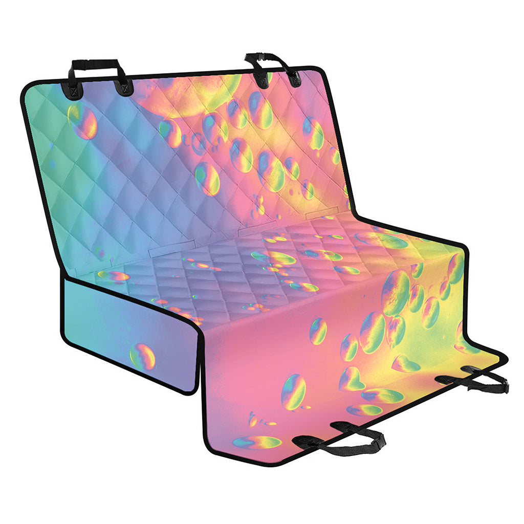 Pastel Acid Melt Print Pet Car Back Seat Cover