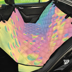 Pastel Acid Melt Print Pet Car Back Seat Cover