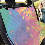 Pastel Acid Melt Print Pet Car Back Seat Cover