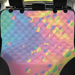 Pastel Acid Melt Print Pet Car Back Seat Cover