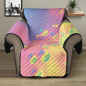 Pastel Acid Melt Print Recliner Protector