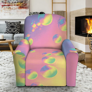 Pastel Acid Melt Print Recliner Slipcover