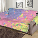 Pastel Acid Melt Print Sofa Protector