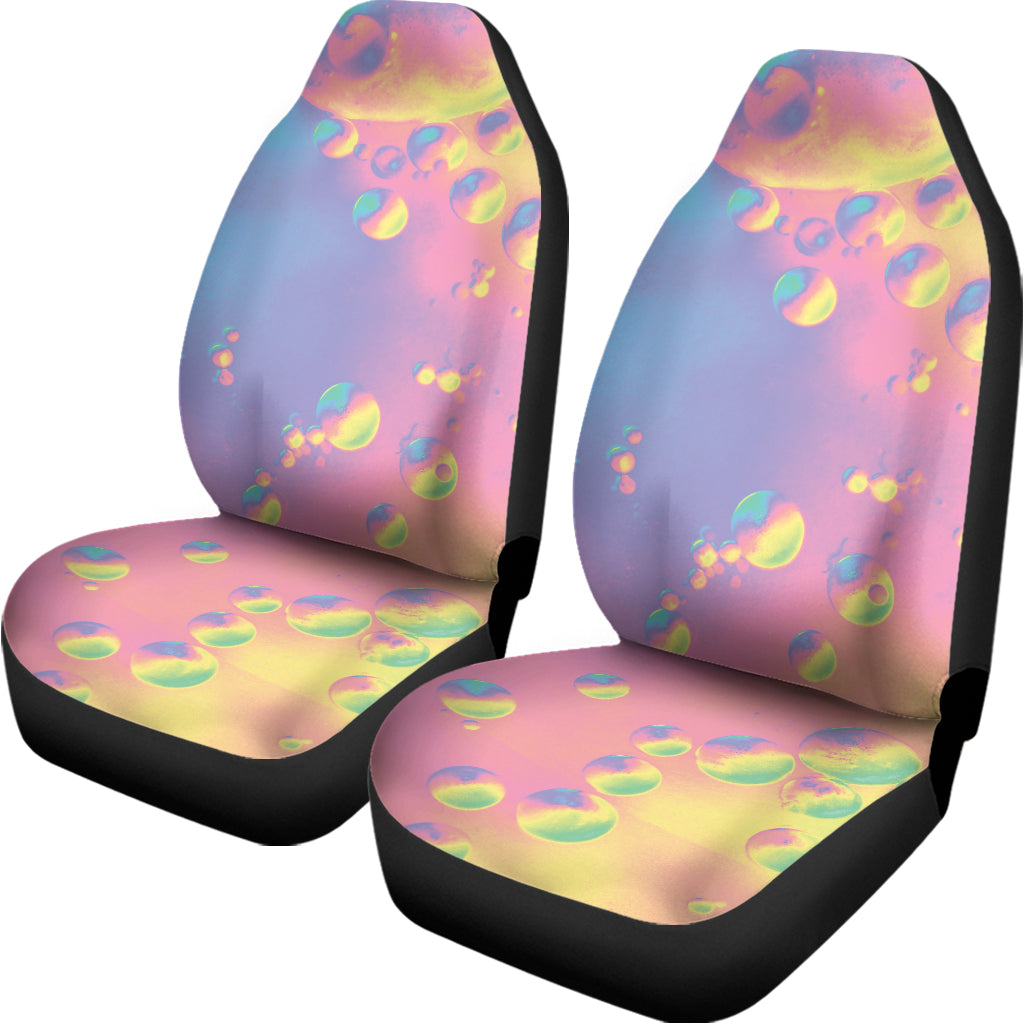 Pastel Acid Melt Print Universal Fit Car Seat Covers