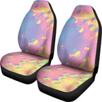 Pastel Acid Melt Print Universal Fit Car Seat Covers