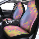 Pastel Acid Melt Print Universal Fit Car Seat Covers