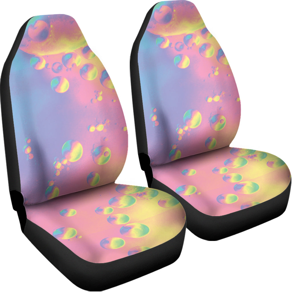 Pastel Acid Melt Print Universal Fit Car Seat Covers