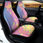 Pastel Acid Melt Print Universal Fit Car Seat Covers