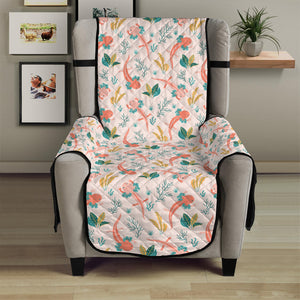 Pastel Axolotl Pattern Print Armchair Protector