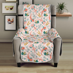 Pastel Axolotl Pattern Print Armchair Protector