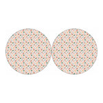 Pastel Axolotl Pattern Print Car Coasters