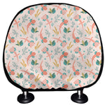 Pastel Axolotl Pattern Print Car Headrest Covers